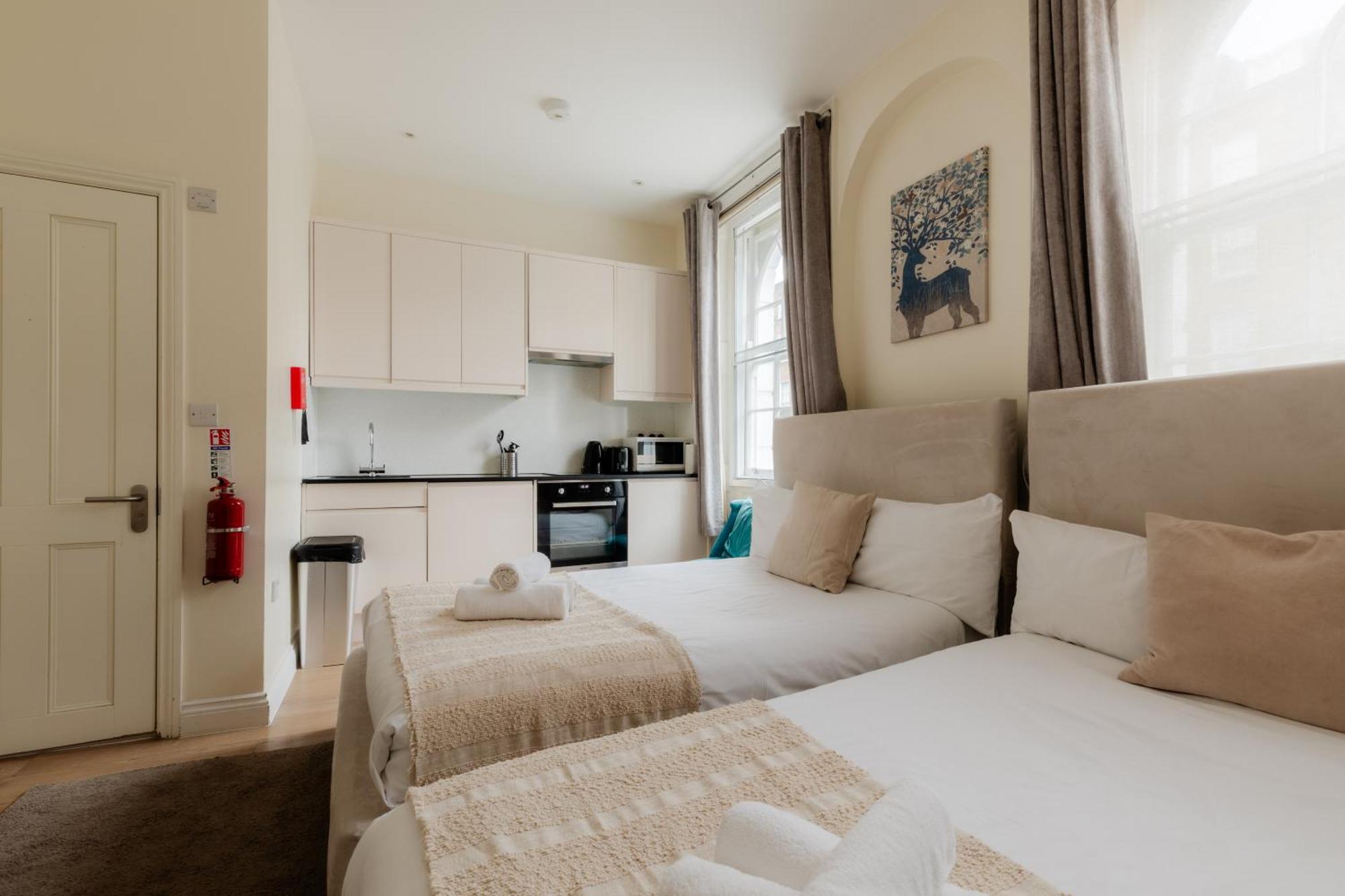 Gloucester Place Studios Londres Chambre photo